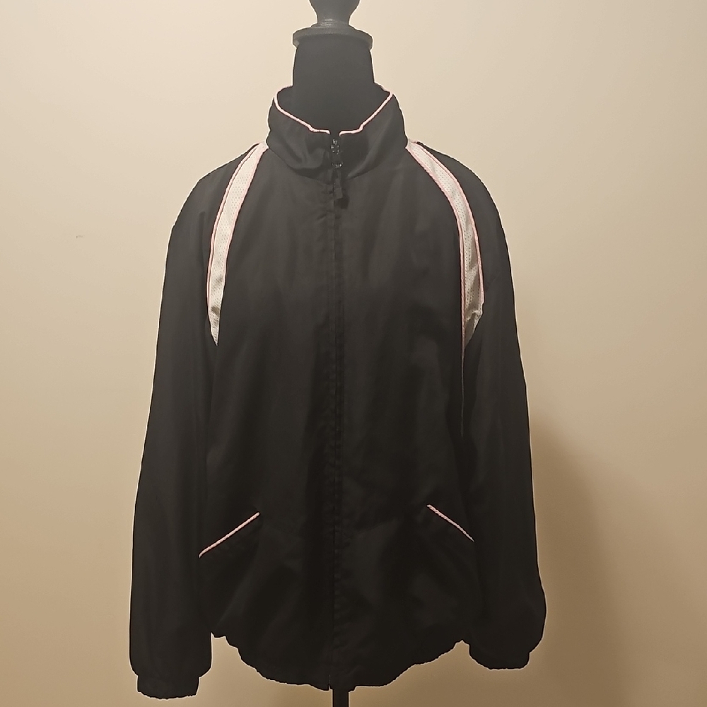 Duck Head Black and Pink And White Accent Jacket Size X Large